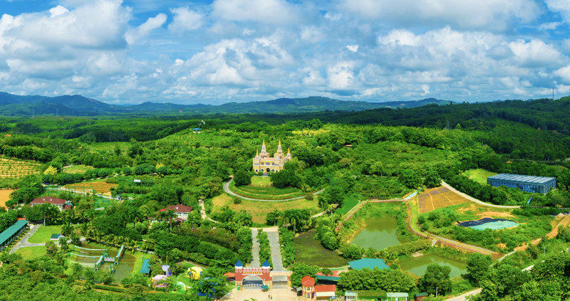 �Ͳ���ɽ��չ�Ļ�԰